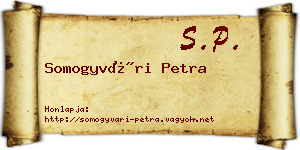 Somogyvári Petra névjegykártya