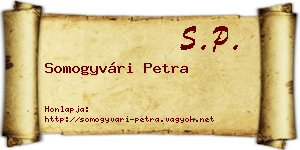 Somogyvári Petra névjegykártya